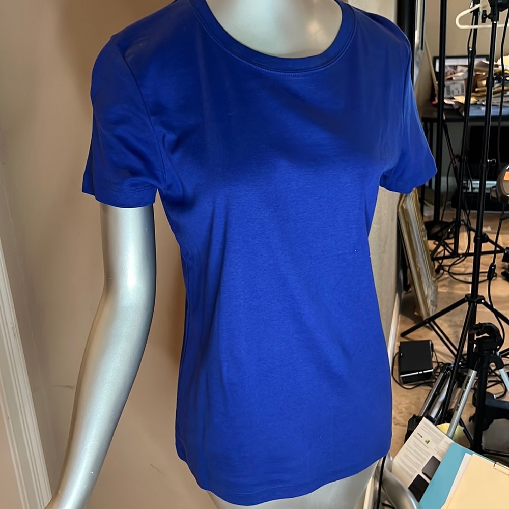 Blue Jones NY sport shirt with Fontana zip up blue, sparkly jacket.